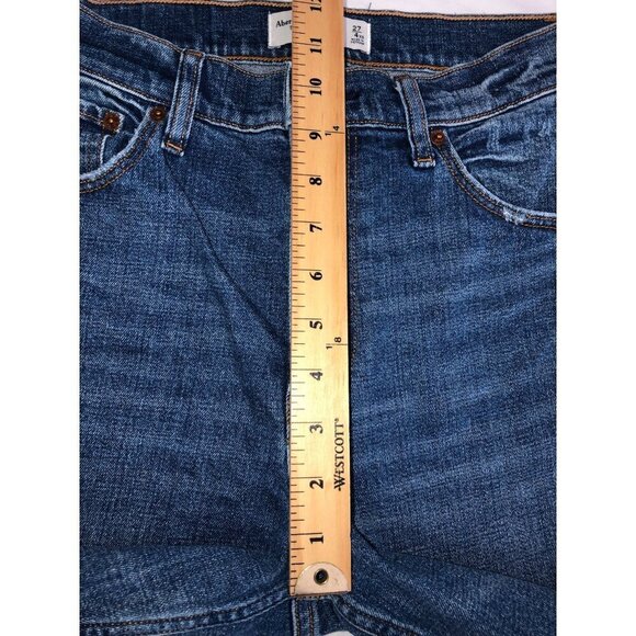 Abercrombie & Fitch Jeans Size 4 XS 27 Ankle Straight Ultra High Rise Curve Love - Picture 5 of 12